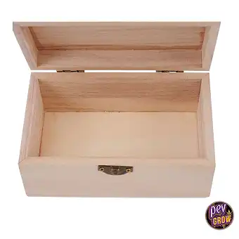 Boîtes de bois naturel avec...