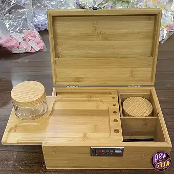 Caja de Bambú con Cerradura...
