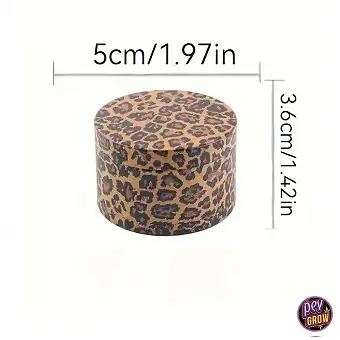 Leopard Print Metal Grinder...
