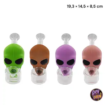 Alien Silicone Glass Pipe...