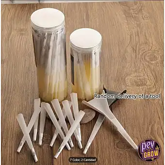 50 White Pre-Rolled Cones 11cm