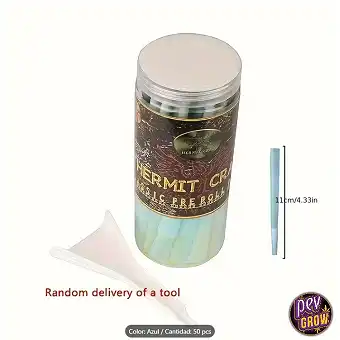 50 Blue Pre-Rolled Cones 11 cm