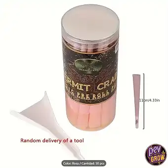 50 Cones Pré-Enrolados Rosa...