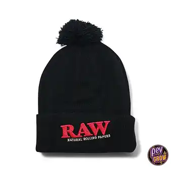 Bonnet RAW Pompon Noir