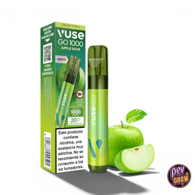 vuse go apple sour Vuse GO 8000 Disposable Vape: Apple Sour (1pk) main image 0