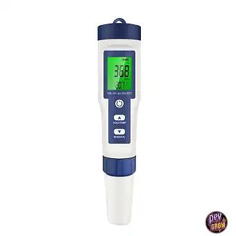 Mètre 5-en-1 pH, EC et TDS...