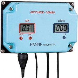 Indicador continuo de pH y EC Hanna