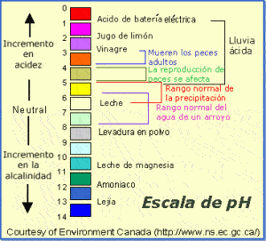 Escala del pH