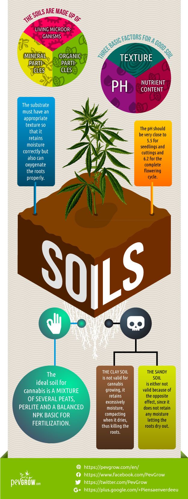 Infography on substrates