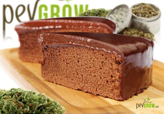 Torta alla marijuana al cioccolato