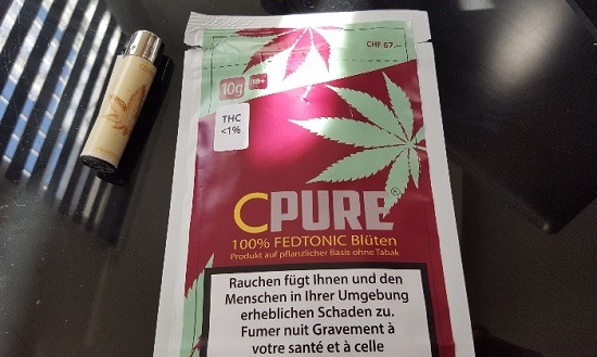 Cannabis is recognized as a substitute for tobacco in Switzerland