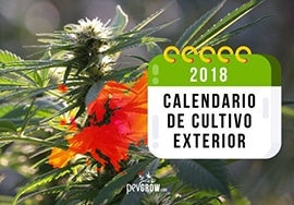 Calendario 2018 Cultivo exterior Norte y Sur de Europa