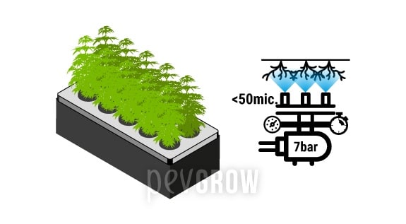 Necesitarás una bomba de agua adecuada para mover la solución de nutrientes