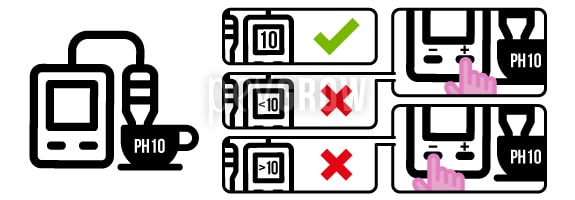 Vous aurez besoin de petites quantités de pH 4, pH 7 et pH 10 pour étalonner complètement votre pH-mètre.