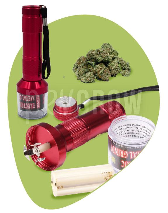 Venta de Grinder o triturador de marihuana eléctrico de metal - La