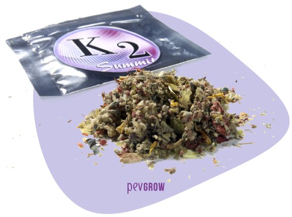 Image of a K2 package of synthetic weed*