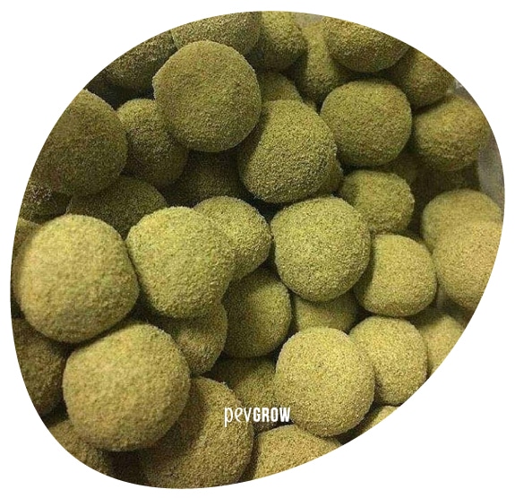 Image of several very well executed cannabis Moon Rocks*
