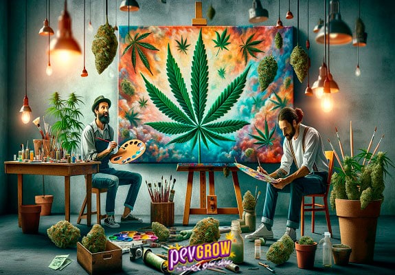 Cannabis und Kreativität: Eine tiefe und künstlerische Beziehung