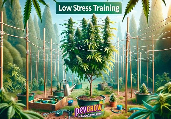 LST en autoflorecientes: Low Stress Training para ganar producción