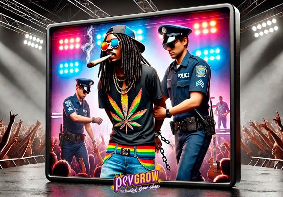 Wiz Khalifa in Rumänien wegen Besitzes von Cannabis während des Festivals verhaftet.