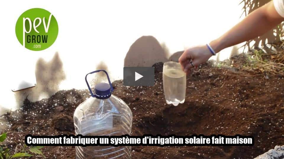 Vidéo: Comment fabriquer un système d’irrigation solaire fait maison