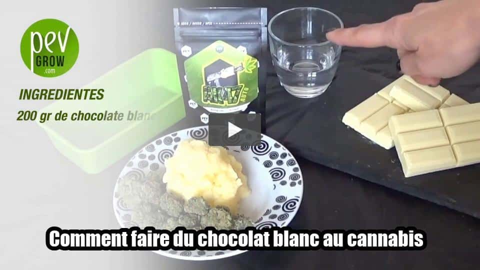 Vidéo: Comment faire du chocolat blanc au cannabis