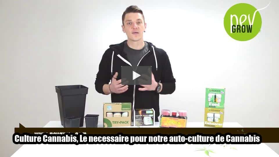 Vidéo: Culture Cannabis, Le necessaire pour notre auto-culture de Cannabis