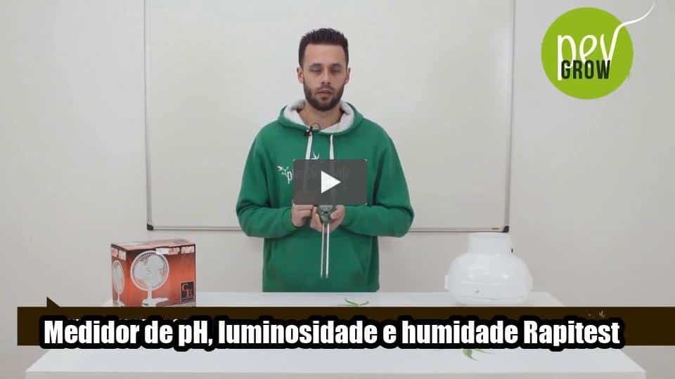 Vídeo: Medidor de pH, luminosidade e humidade Rapitest