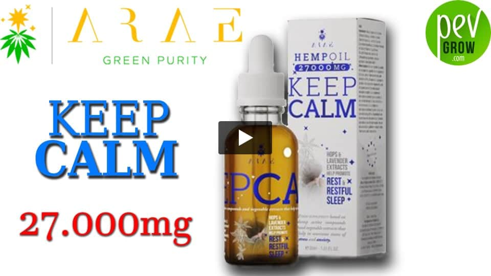 Vidéo: Presentation Huile de chanvre 27000mg Keep Calm