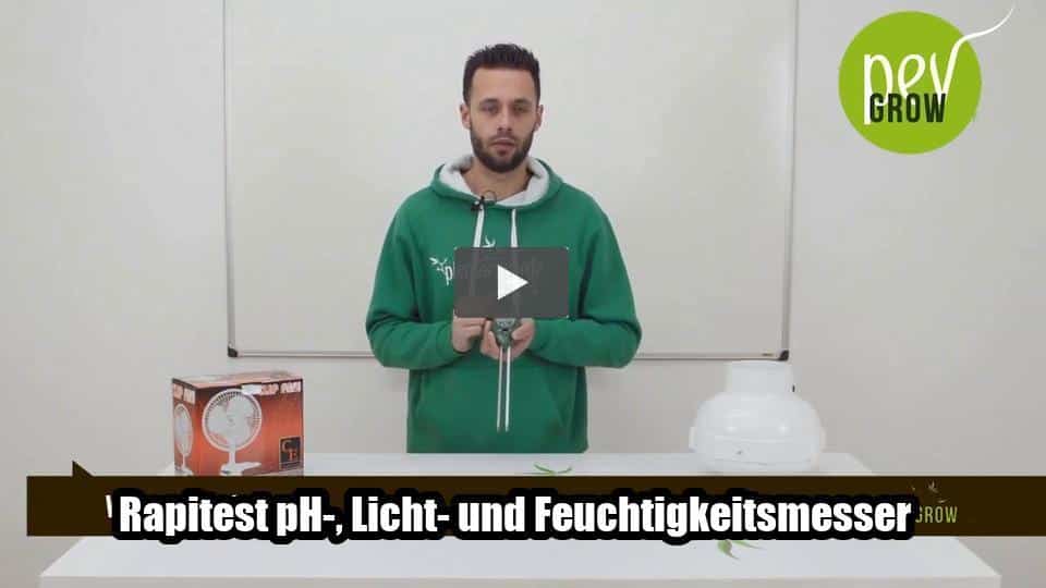 Video: Rapitest pH-, Licht- und Feuchtigkeitsmesser