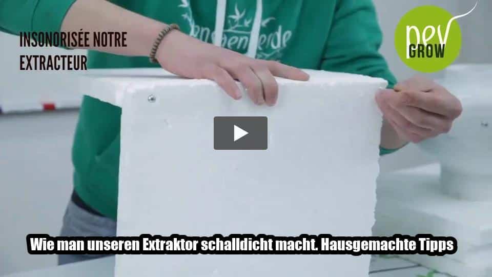 Video: Wie man unseren Extraktor schalldicht macht. Hausgemachte Tipps