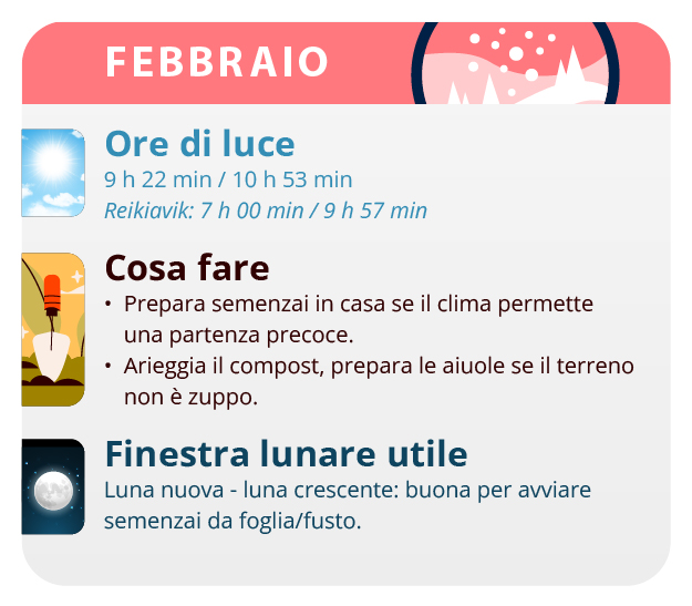 You can already think about germination of the seeds You can already think about germination of the seeds