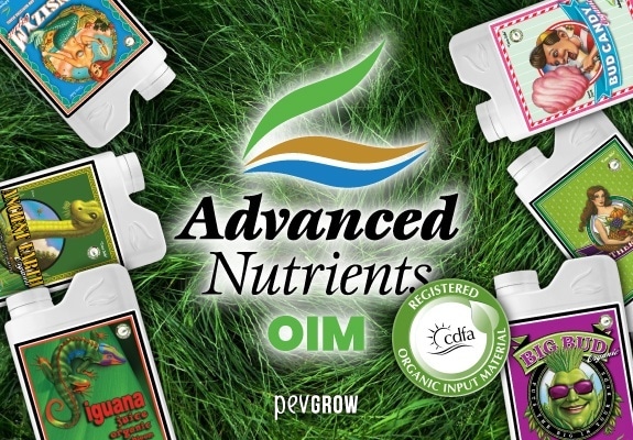 Neue Linie von 100 % organischen Düngemitteln Advanced Nutrients OIM