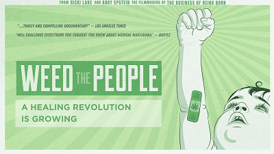 Cartel documental "Weed the People"