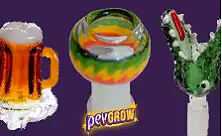 Glas-Bowls für Bongs