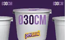 Puķu podi ar 30 cm diametru