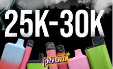 E-cigarety 25 000 až 30 000 potahů – jednorázové vapy s extrémní výdrží