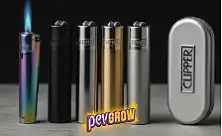 Encenedors Clipper metàl·lics