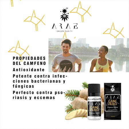 Camfeno ARAE propiedades