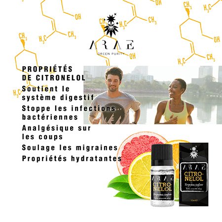 Citronellol ARAE propriétés
