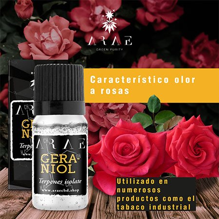 Geraniol ARAE sabor y aroma